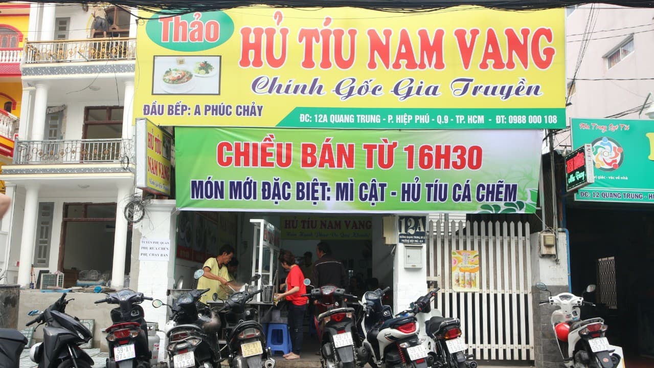 Quán ăn hủ tiếu nam vang