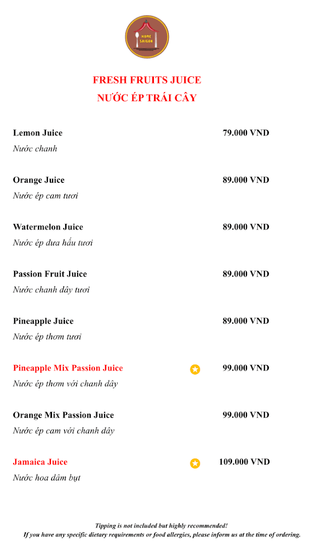 Home Saigon Restaurant & Bar