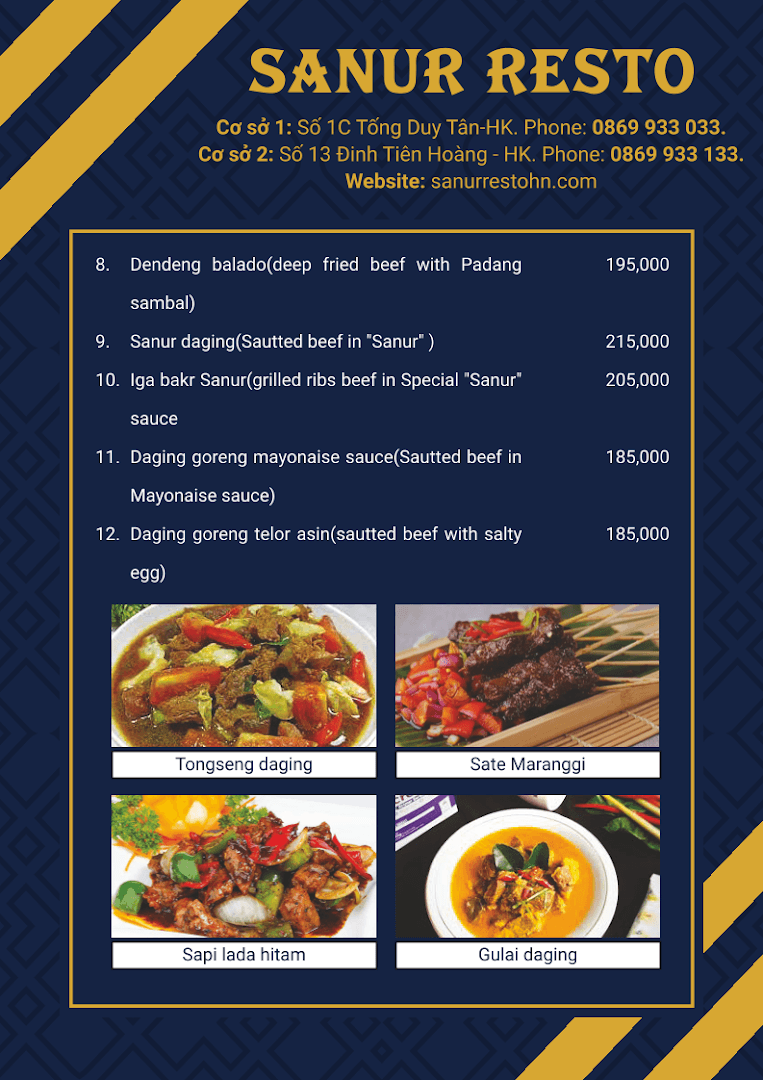 Sanur Resto - Welayu & VN Halal Cuisine