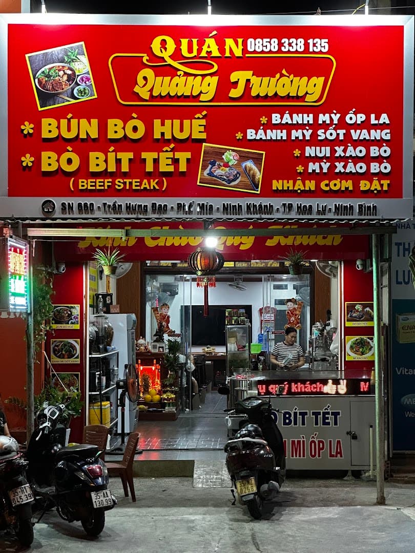 BÚN BÒ HUẾ - BÒ BÍT TẾT -QUẢNG TRƯỜNG