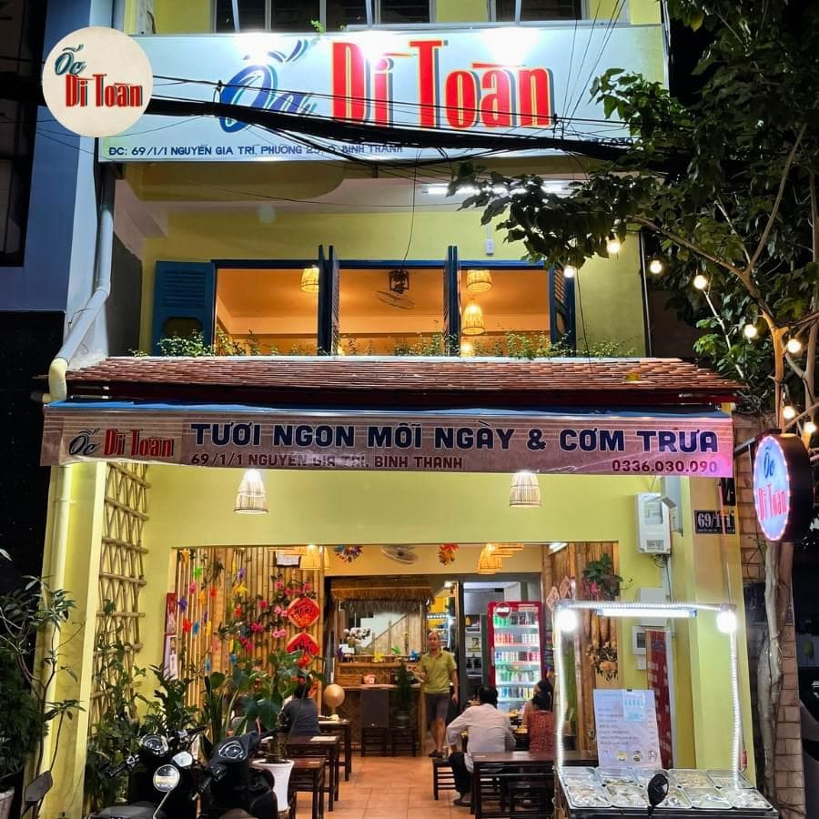 ỐC DÌ TOÀN | ỐC NGON RESTAURANT | ỐC NGON NGUYỄN GIA TRÍ | ỐC TRƯA | QUÁN NGON QUẬN BÌNH THẠNH
