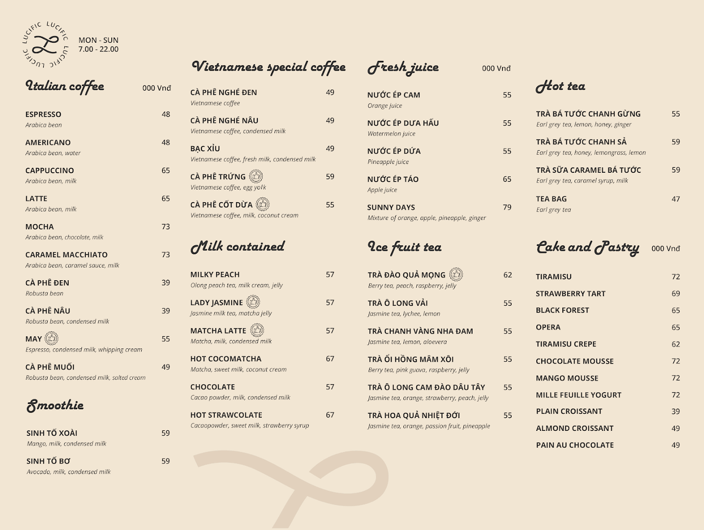 Lucific Café - 18 Hàng Thùng