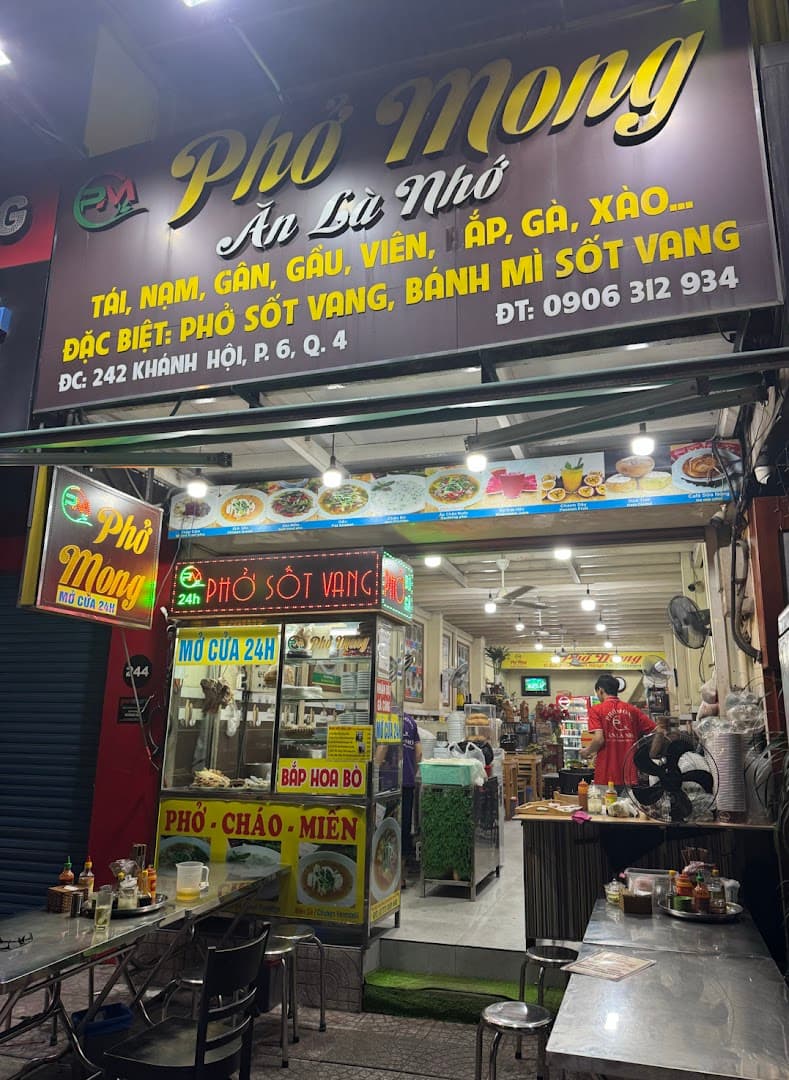 Phở Mong 24H- Phở cổ Việt Nam - Phòng thoáng mát