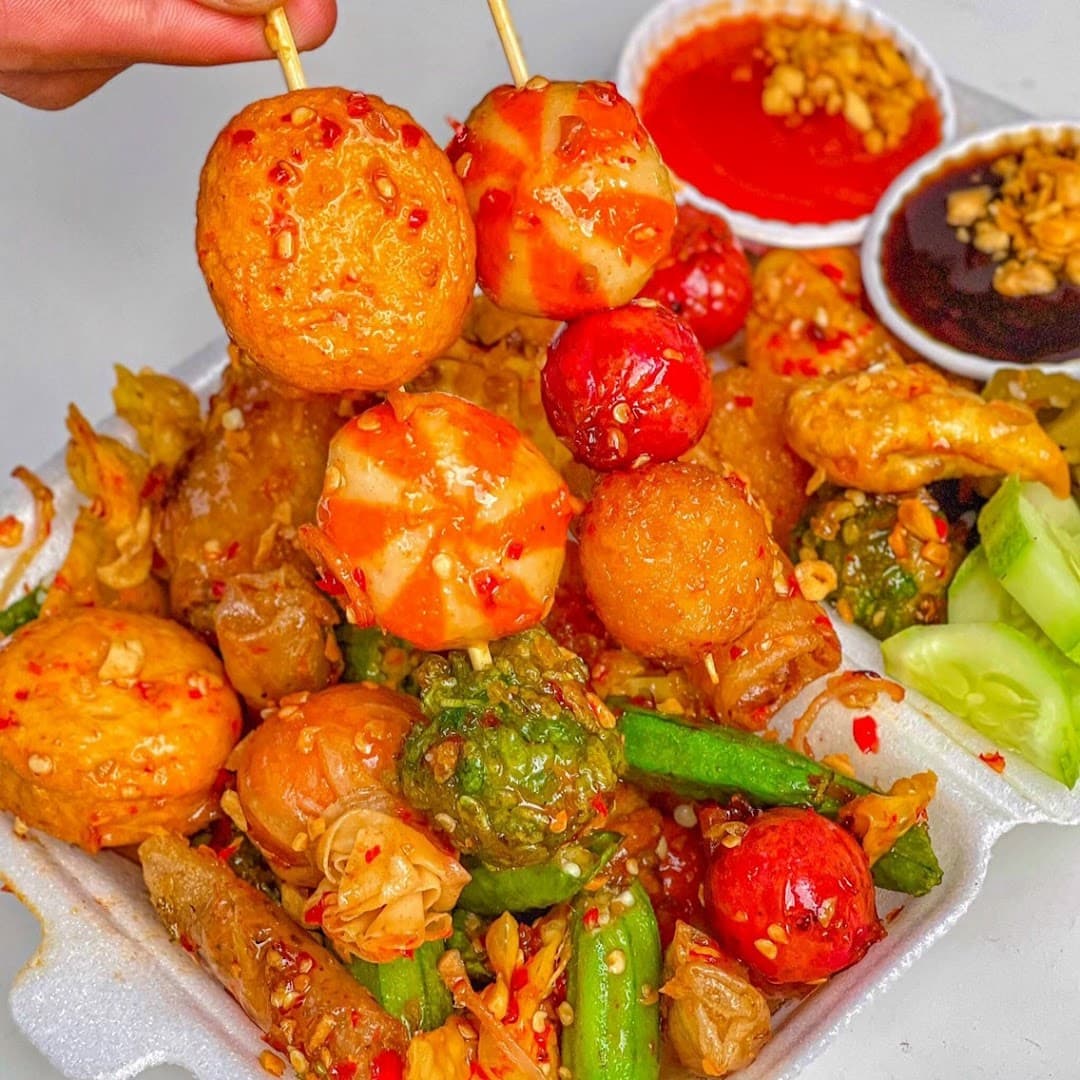 Ăn Vặt Cá Viên Chiên Tý Nhỏ