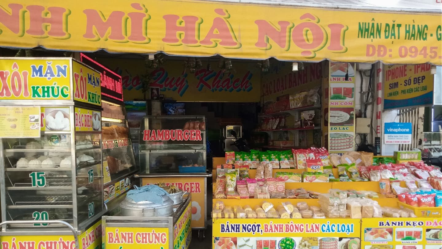 Bánh mì Hà Nội - Cửa hàng thức ăn nhanh Bread vs Hamburger