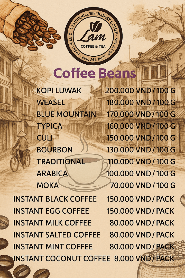 Lam Coffee & Tea - Weasel Specialty 74 Hang Gai