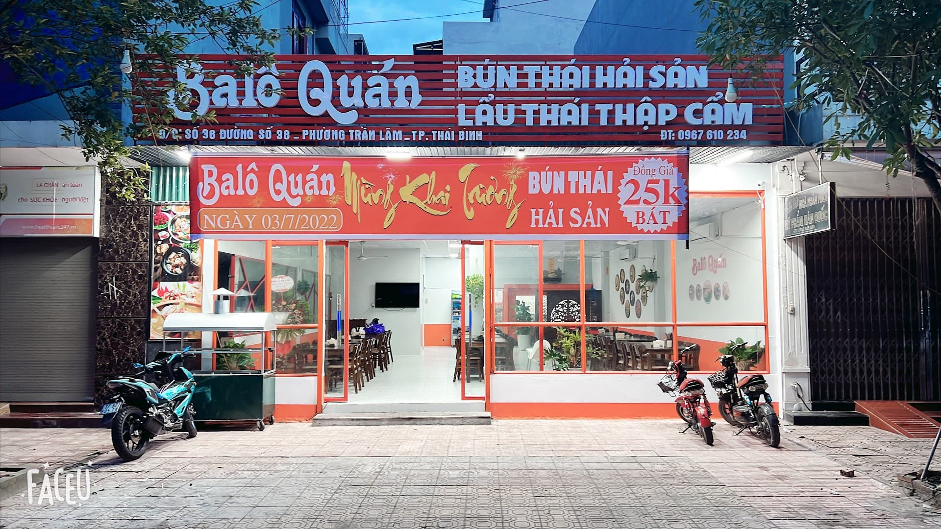 Balô Quán Bún Thái Hải sản Buffe lẩu