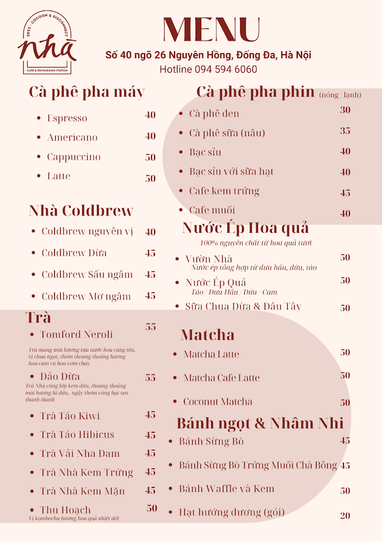 Nhà Cafe - Hà Nội