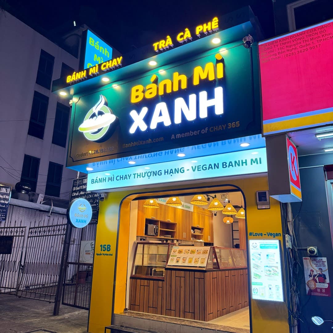 Bánh Mì XANH - Bánh Mì Chay Thượng Hạng - 15B Nguyễn Thị Minh Khai
