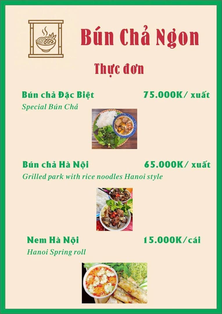 Bún chả ngon