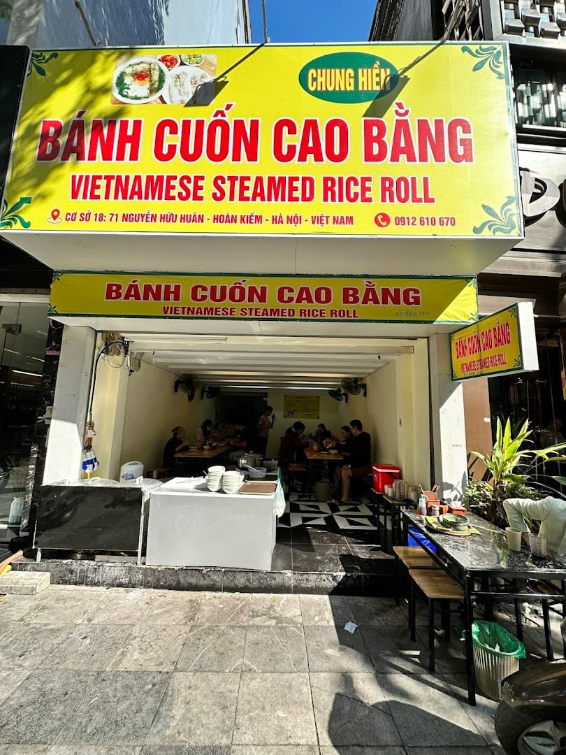 BÁNH CUỐN CAO BẰNG PHỐ CỔ HÀ NỘI