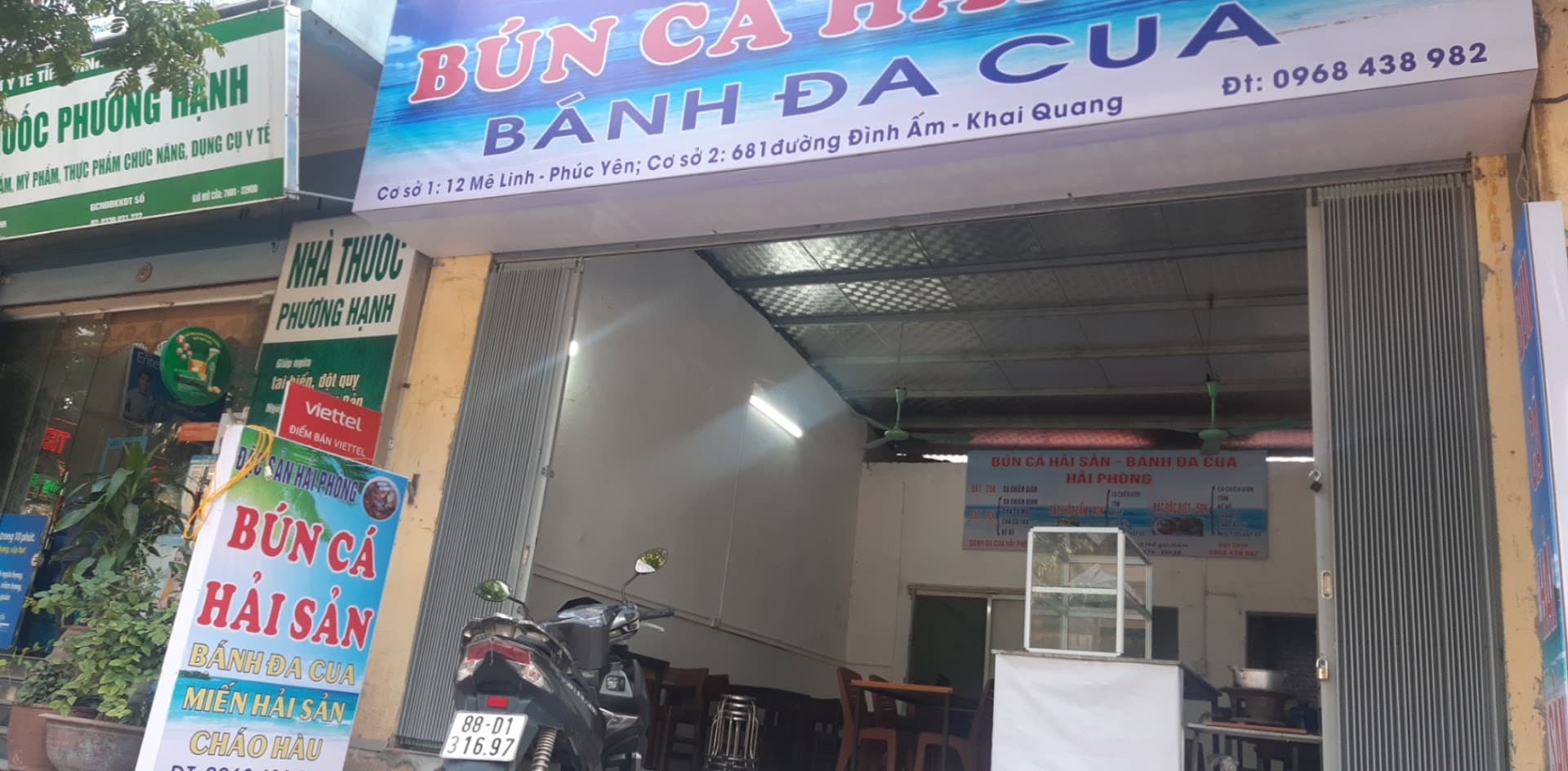 Bún cá hải sản,bánh đa cua Hải Phòng