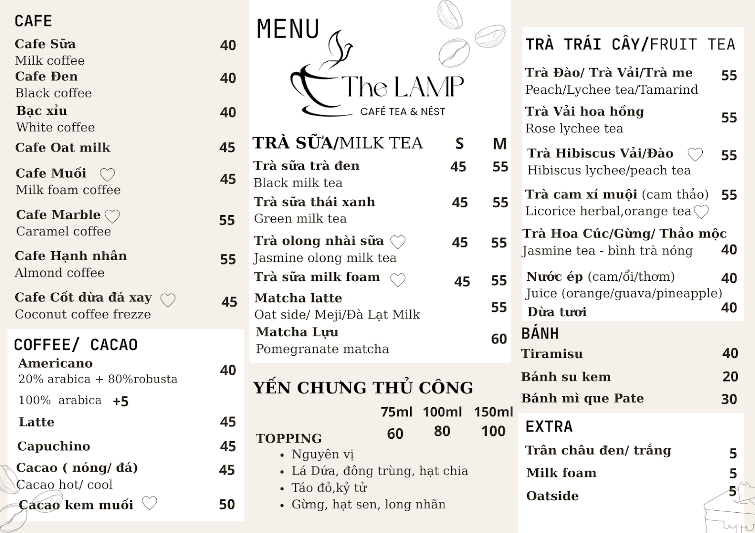 The LAMP Café Tea & Nést