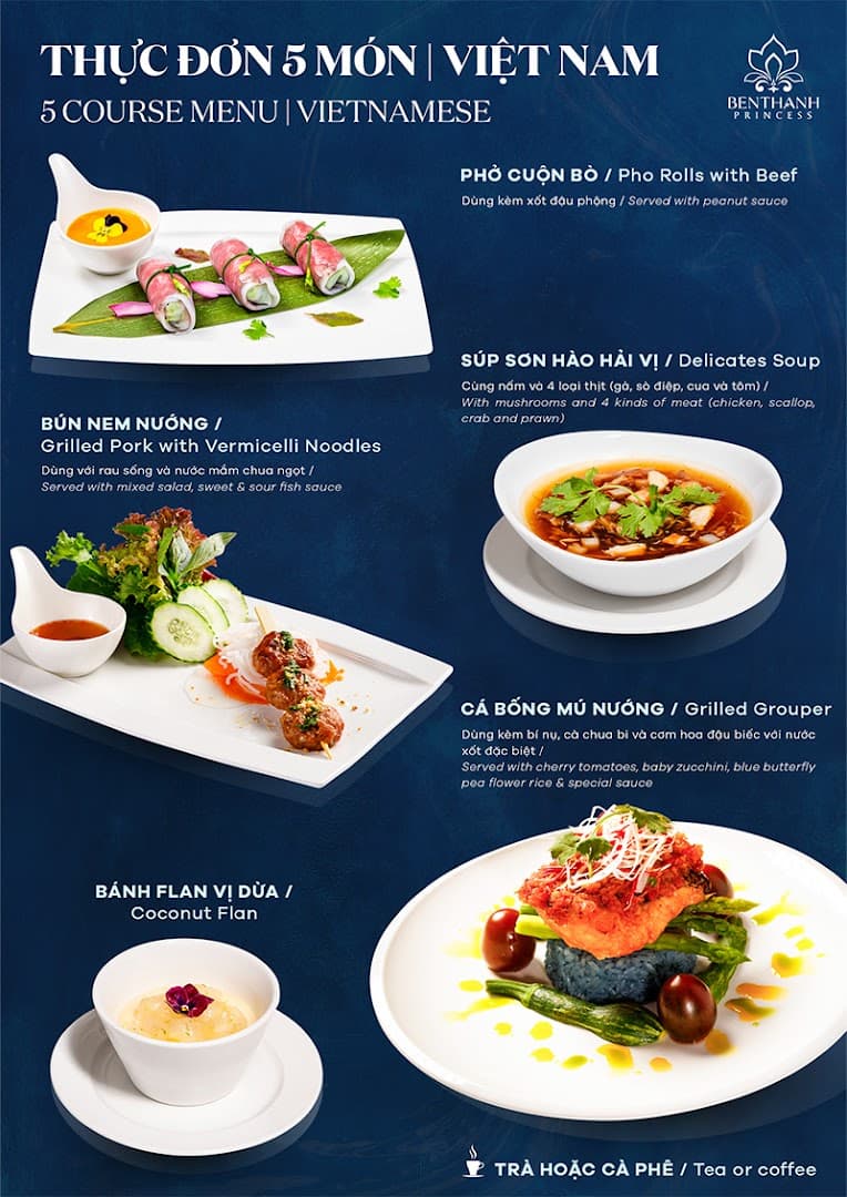 Du thuyền Nhà hàng Benthanh Princess