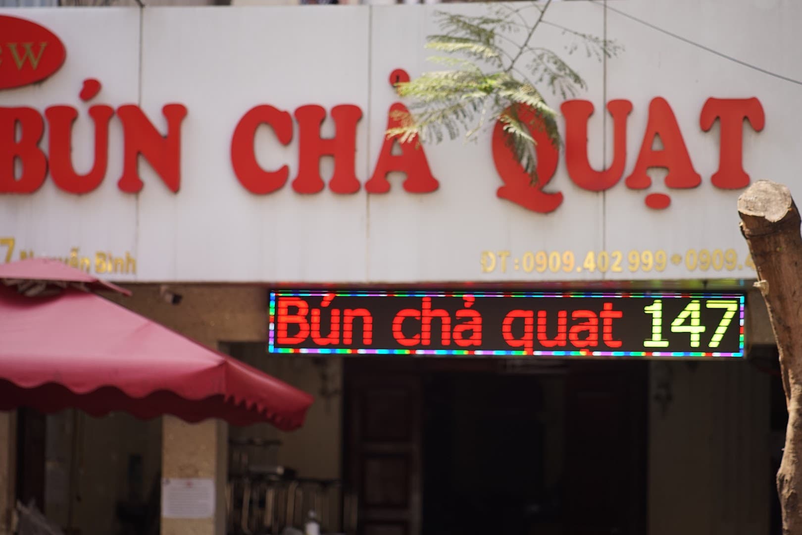 Bún chả quạt Quán Mới